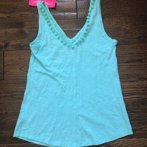 NWT Lilly Pulitzer Gigi Tank Aqua XS
